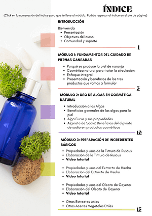 Curso Online: Alivia Piernas Cansadas con Algas y Extractos Naturales - Imagen 2
