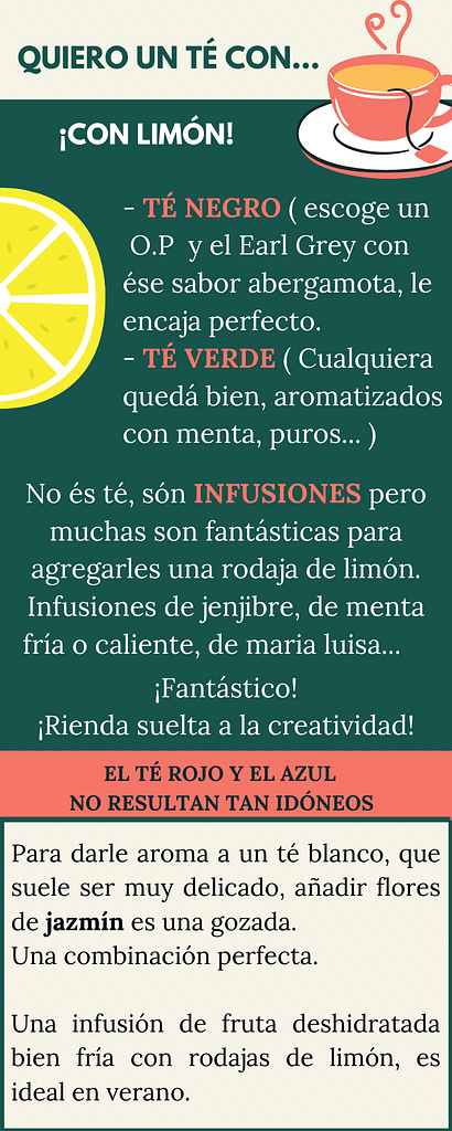 ¿Té con leche o té con limón? 3 Te con limon