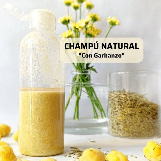 Champú Natural de Harina de Garbanzo 5 champu natural harina de garbanzo