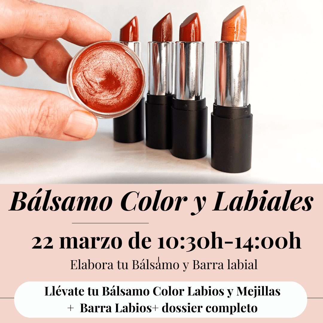 Labiales con color con pigmentos naturales taller en barcelona