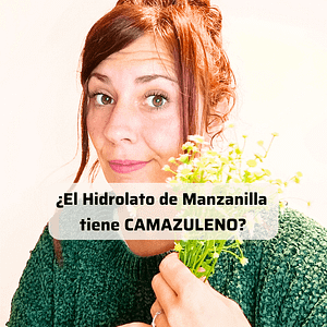 Hidrolato de manzanilla tiene camazuleno