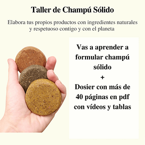 Taller de Champú Sólido Barcelona (Paga y señal 10€/Precio del taller 40€) - Imagen 4