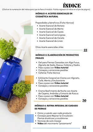 Curso Online: Alivia Piernas Cansadas con Algas y Extractos Naturales - Imagen 3
