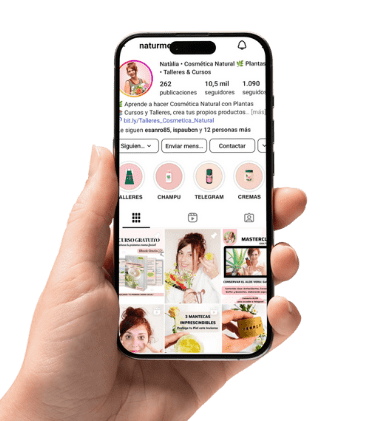 canal telegram naturmentallers para aprender cosmética natural y plantas medicinales