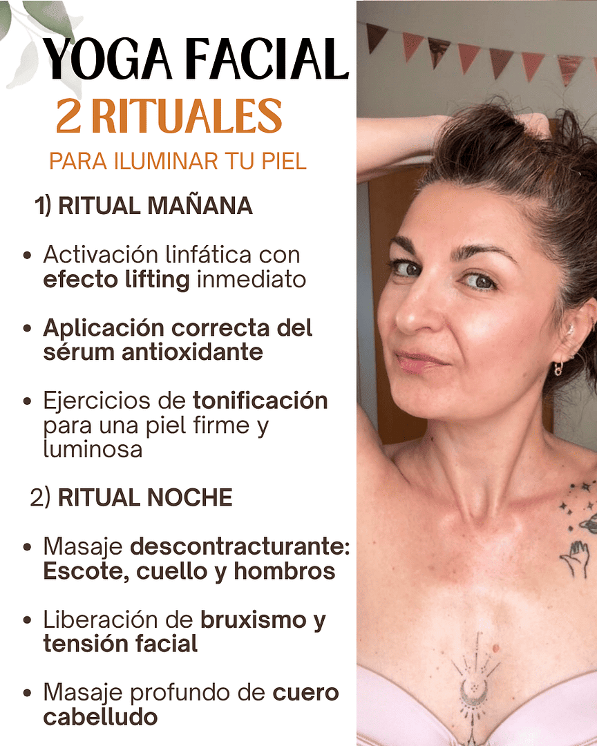 Sérum Facial Oleoso con Vit C + Yoga Facial 3 taller presencial en barcelona serum vit C + yoga facial cosmetica natural