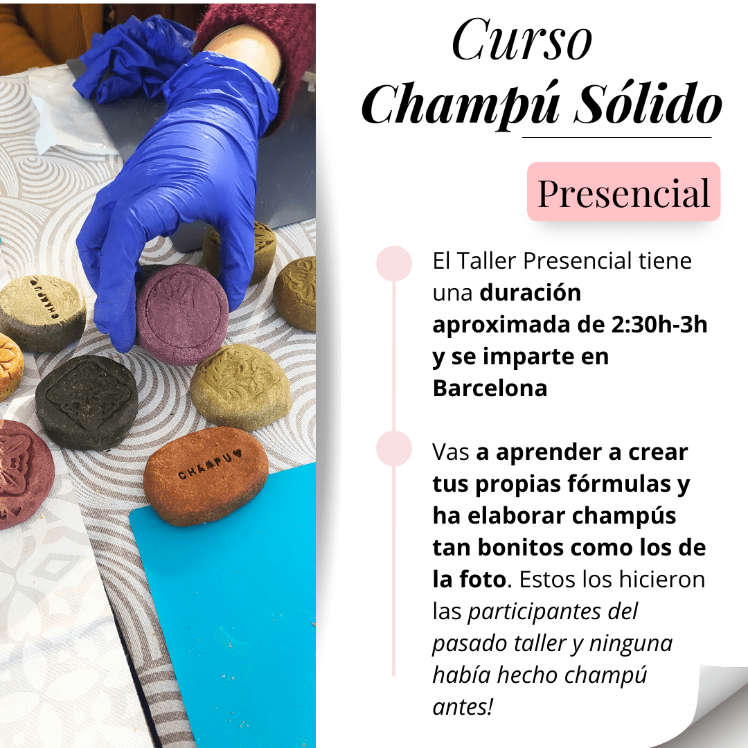 Taller de Champú Sólido Barcelona (Paga y señal 10€/Precio del taller 40€) 2 Taller de Champú Sólido Barcelona (Paga y señal 10€/Precio del taller 40€) - Imagen 2