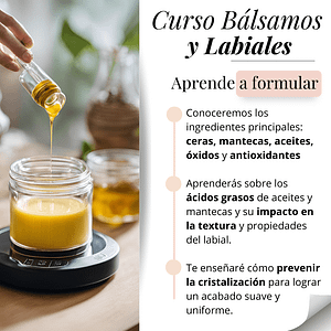 Labiales y Bálsamos con Color (Paga y señal 10€/Precio del taller 45€) 3 Curso labiales con color con pigmentos naturales barcelona