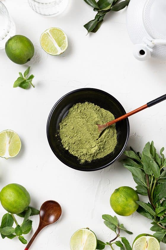 polvo matcha