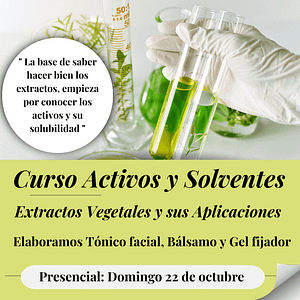 Activos y Solventes en los EXTRACTOS (Paga y señal 10€)