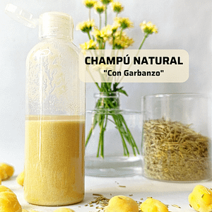 champu natural harina de garbanzo