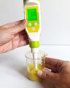 Taller crema Facial con Q10 2 ajustar el ph en cosmetica natural 2