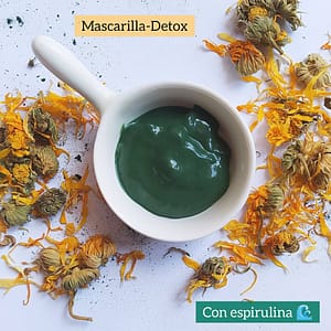 Mascarilla detox con alga espirulina 84 Mascarilla detox con alga espirulina