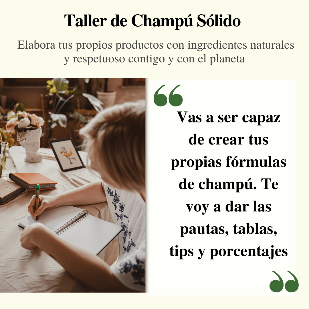 Taller de Champú Sólido Barcelona (Paga y señal 10€/Precio del taller 40€) 2 Taller de Champú Sólido Barcelona (Paga y señal 10€/Precio del taller 40€) - Imagen 2
