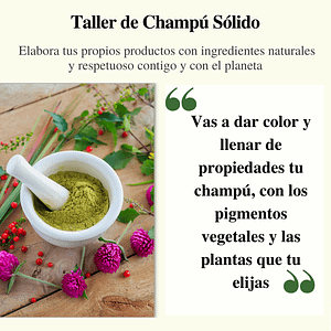 Taller de Champú Sólido Barcelona (Paga y señal 10€/Precio del taller 40€) 3 Taller de Champú Sólido Barcelona (Paga y señal 10€/Precio del taller 40€) - Imagen 3