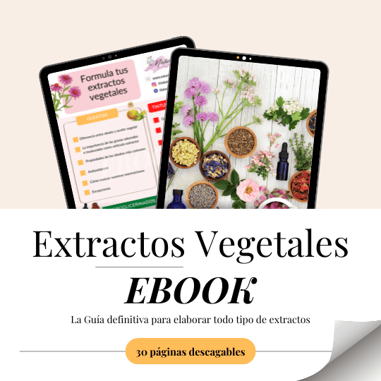 Guía paso a paso para crear extractos vegetales naturales, ideal para formulaciones cosméticas personalizadas, guia online